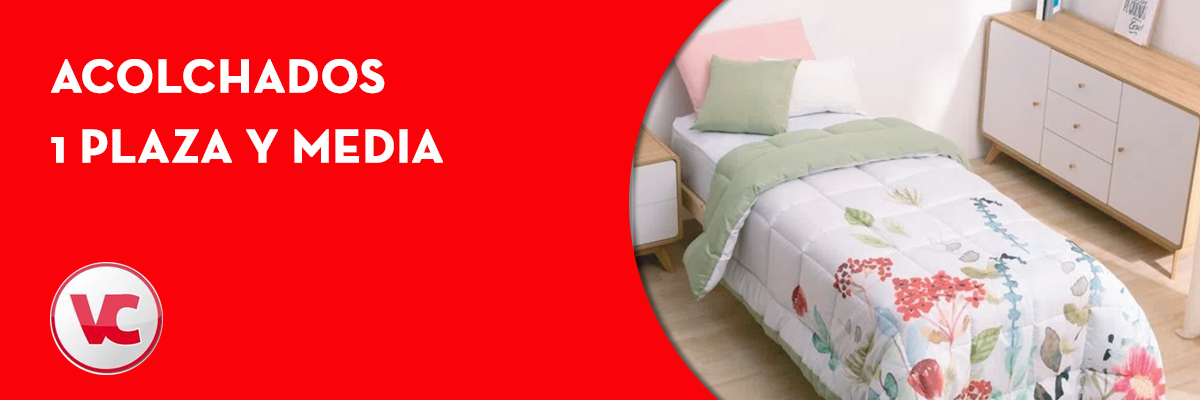 Acolchados 1 plaza y media