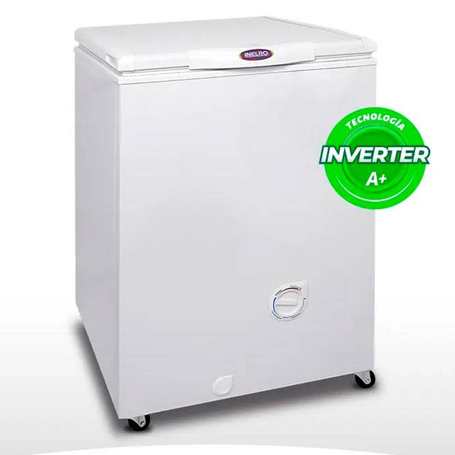 Inelro Freezer Horizontal 135 Lts Fih130 Blanco Inverter