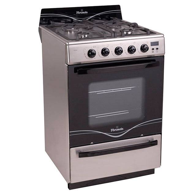 Singer Florencia Cocina 5558 Acero Inox C/Encendido C/Fundicion