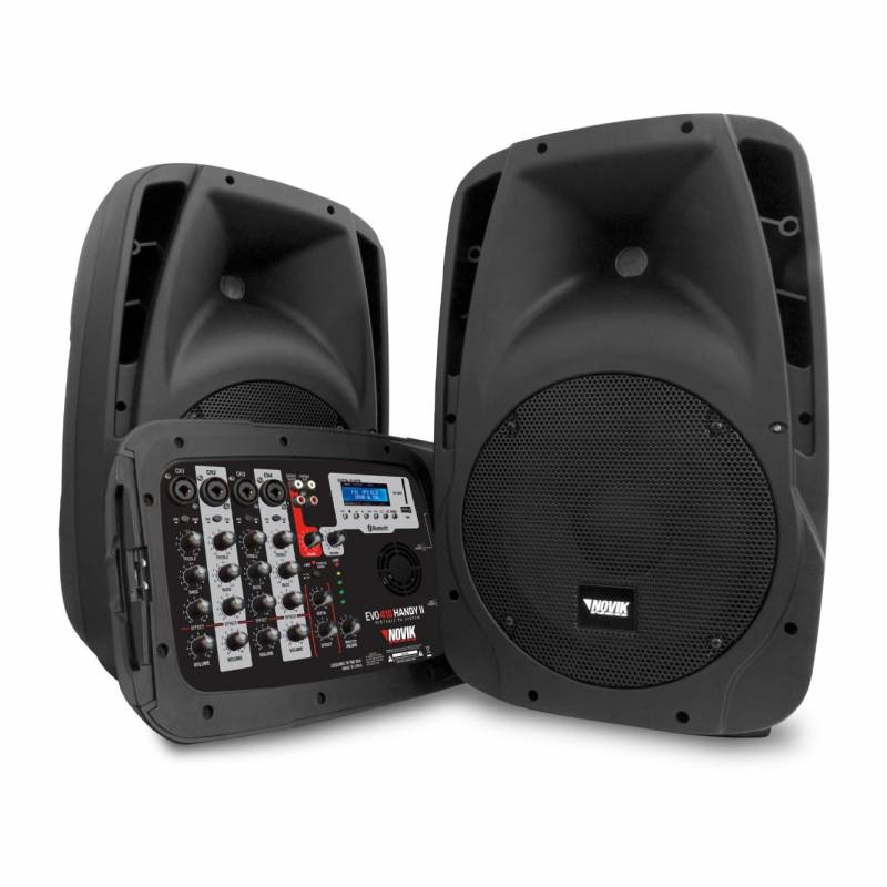 Novik Sistema Parlantes+Mezcladora+Microfono Evo-410