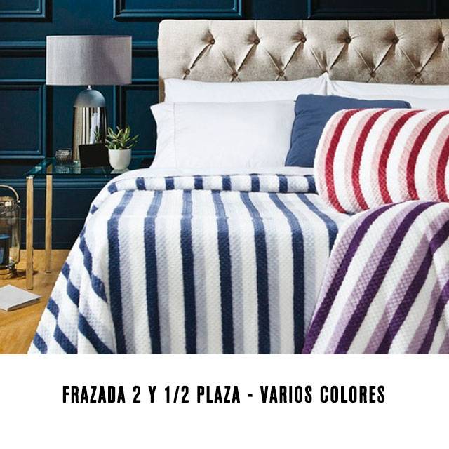 Alcoyana Frazada Ritmo 2 1/2 Plaza Stripes Ca2016/3