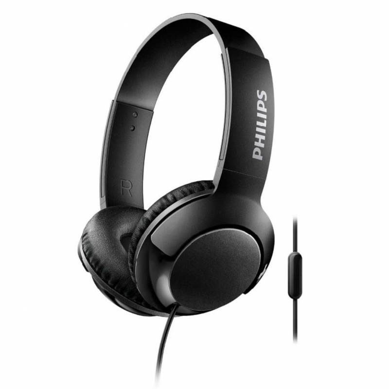 Philips Auricular C/Microfono Shl3175Bk Negro