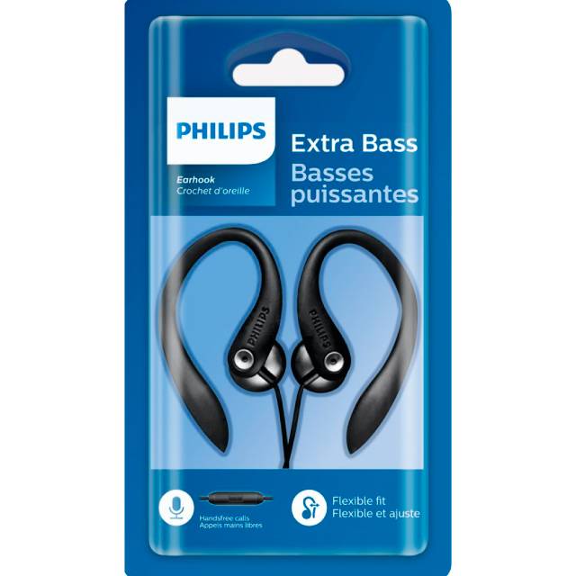 Philips Auricular Deportivo C/Microfono Shs3305Bk/10