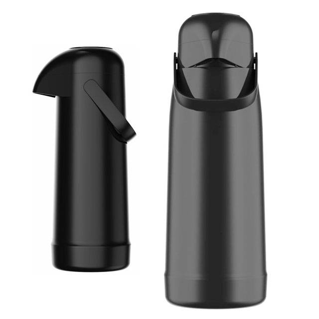 Termolar Termo Magic Pump 1Lts C/Bomba Negro 8700Prt