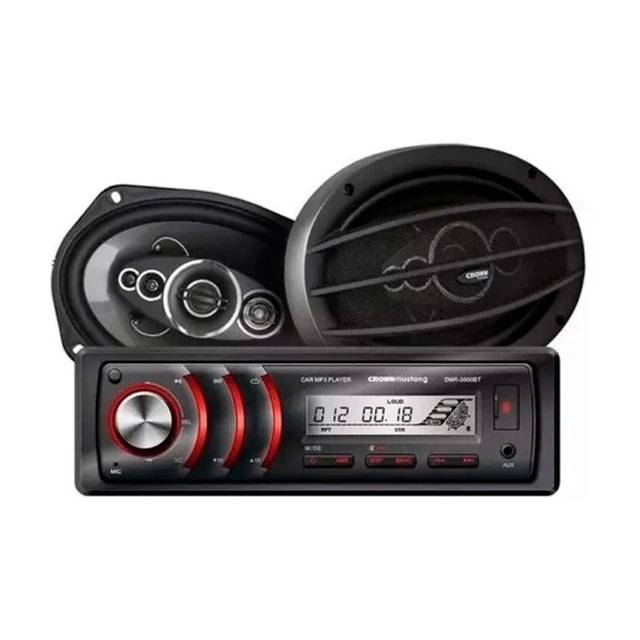 Crown Mustang Kit Stereo+juego Parlante Dmk-9000bt