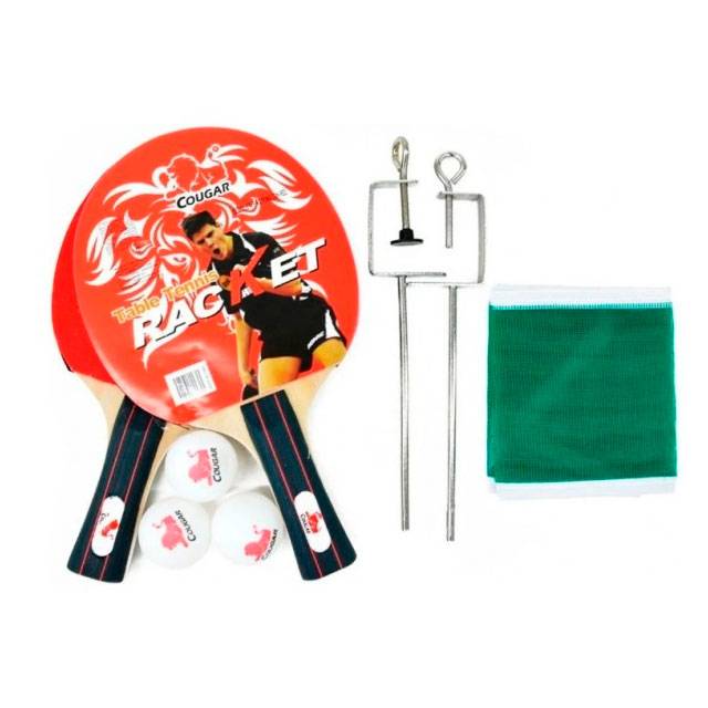 Silcar Kit Ping Pong Red Con Soporte+2 Paleta+3 Pelotitas Kipipo