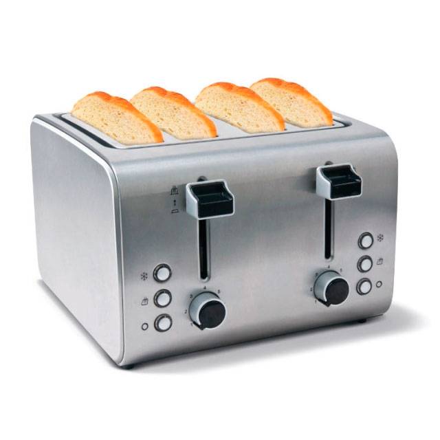 Peabody Tostadora Doble Acero Inox Pe-T8520