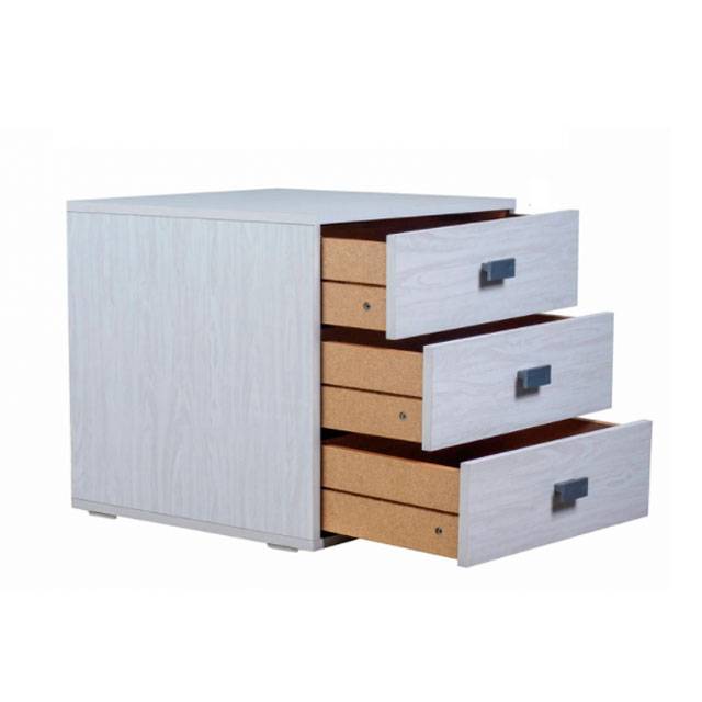 Ricchezze Ecopack Cajonera 3 Cajones Blanco Veta