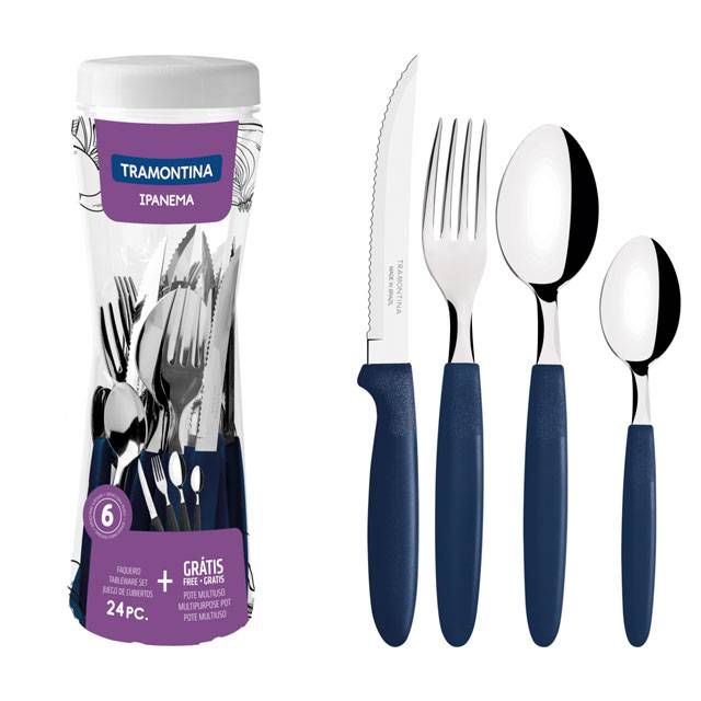 Tramontina Juego 24 Cubiertos Ipanema 23399/191