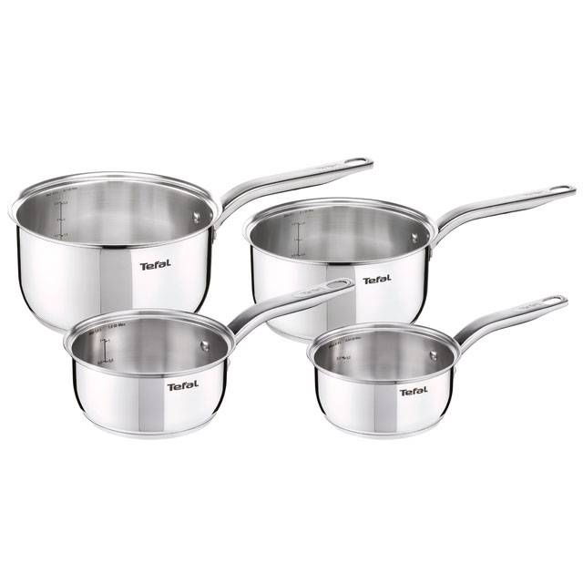 Tefal Intuition Juego Bateria Cocina Set X 4 Cacerolas A702S424 Ollas Apta Cocina Induccion
