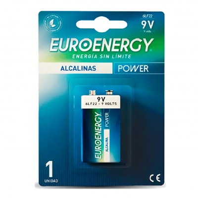 Euroenergy Pila Alcalina 9v X1 Ee2051bl