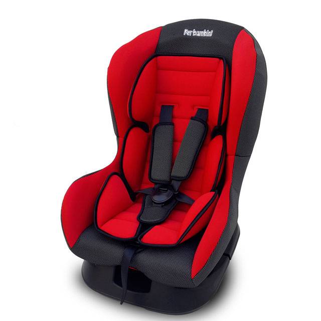Perbambini Butaca Para Auto 0 A 18 Kg Europa 158 Reclinable Negro/Rojo/Gris
