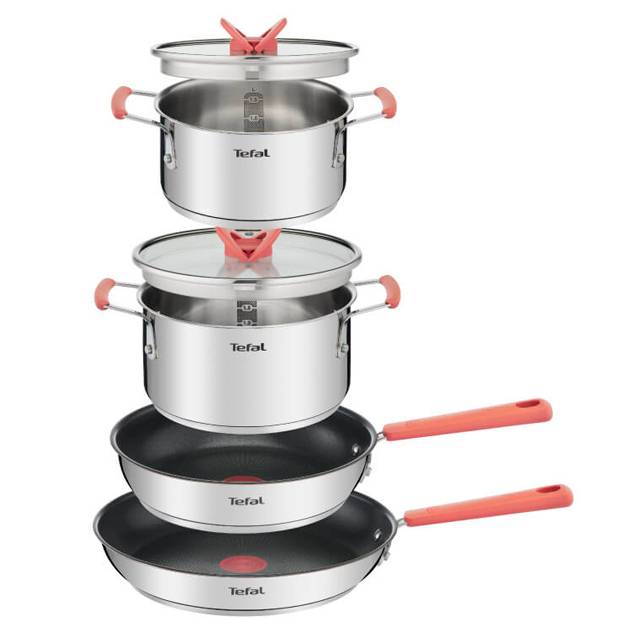 Tefal Opti Space Austral Juego Bateria Cocina Set X 6 G720S604