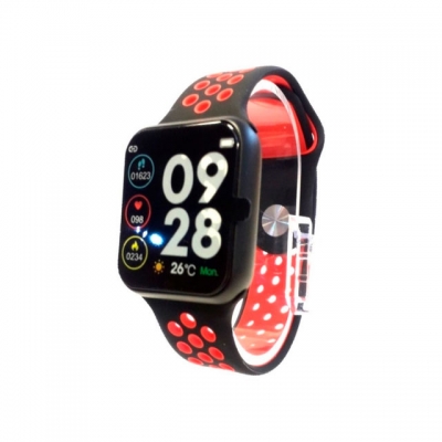 Tressa Reloj Inteligente Smartwatch Sw-100b Negro/rojo Android