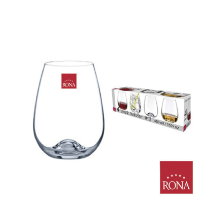 Rona Copas X4 Degustacion 460 Ml Sin Pie Degustacion 4221460