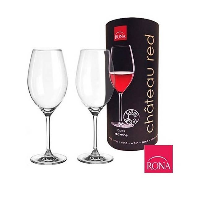Rona Copas X2 Vino 540 Ml Chateau Red 5406558