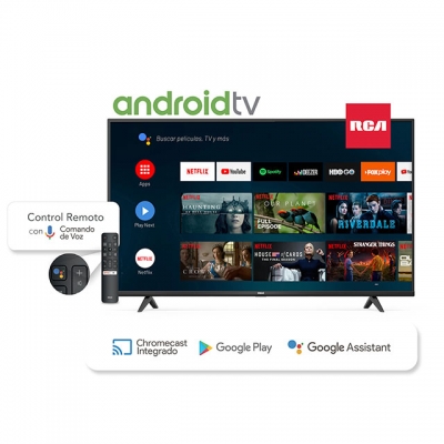 Rca Televisor Led 50 Hd And50fxuhd-f Smart Netflix Android 4k Vc