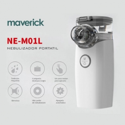 Maverick Nebulizador Ultrasonico Mesh Ne-m01l Portatil  C/bateria
