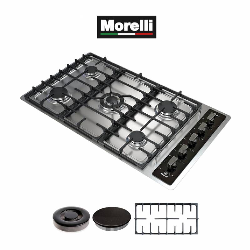 Morelli Anafe Prego 5 Hornallas 700510 (Gas Envasado)
