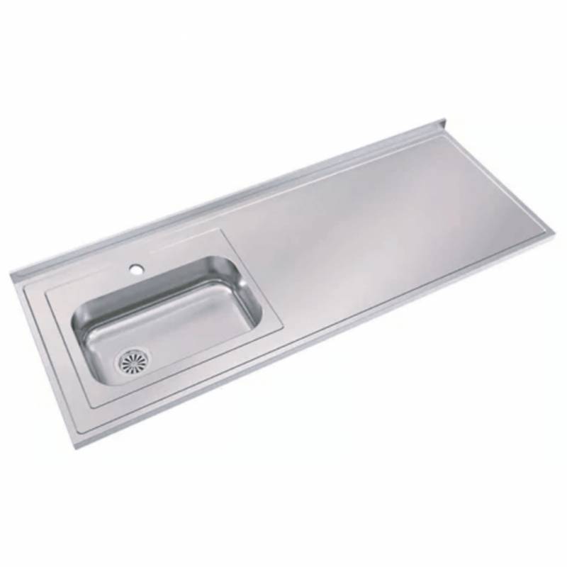 Ricchezze Mesada Acero 1.20X0.60 Reversible Inox Linea Sorrento-Salerno-Potenza