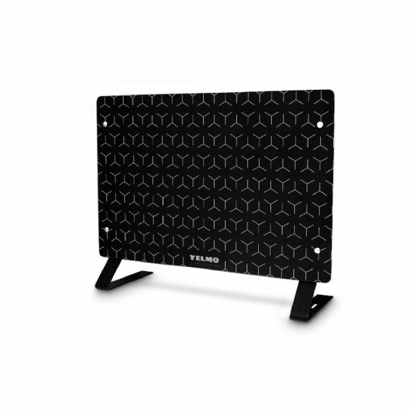 Yelmo Calefactor Panel Convector Pv-9001N Negro 2000W