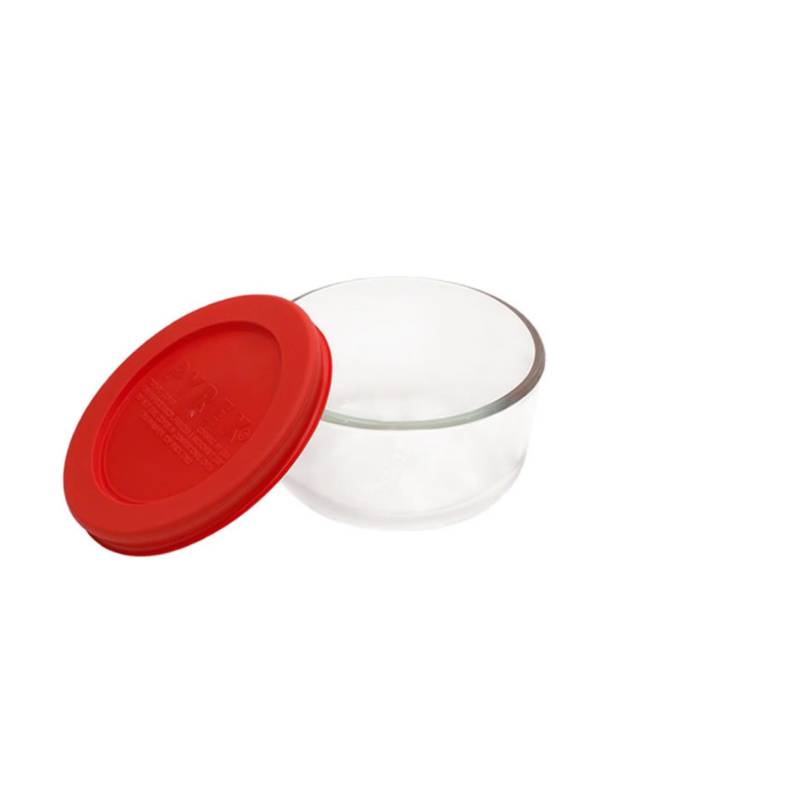 Pyrex Contenedor Redondo C/ Tapa Roja 950 Cc Simply Store 14.2X6.3Cm 1075428