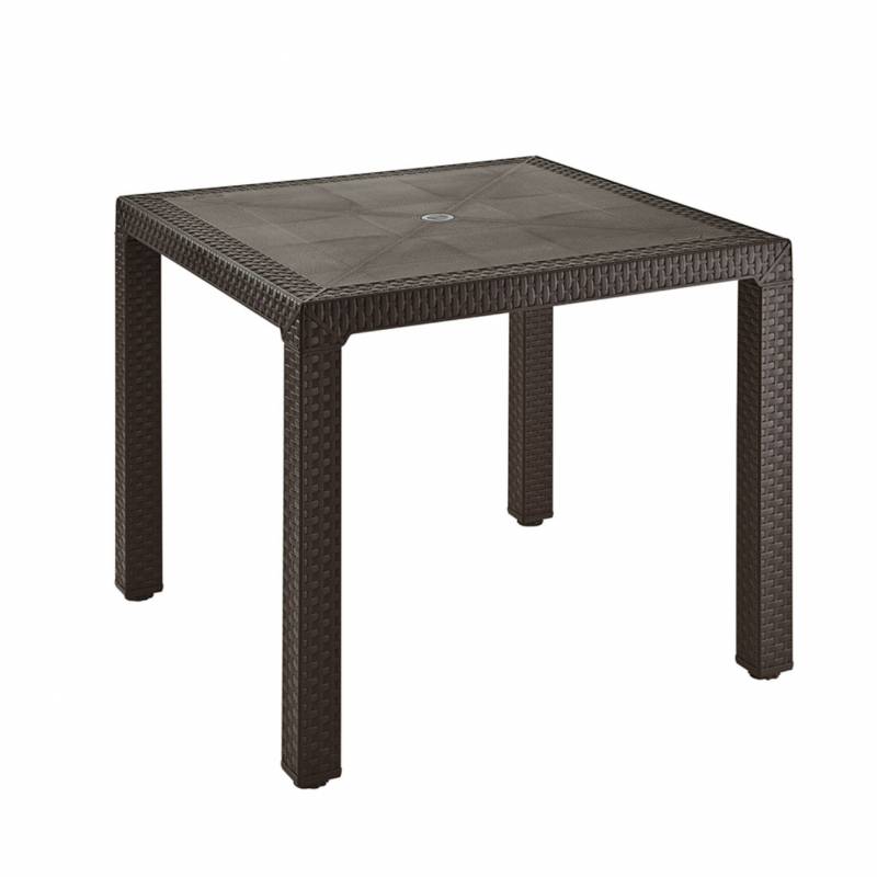 Rimax Mesa Cuadrada Eterna 80X80 7804-Xp Ratan Wengue