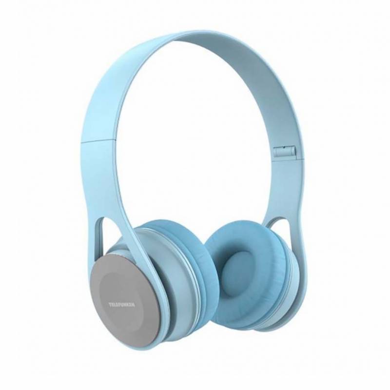 Telefunken Auriculares Negro/Celeste Tf-H300