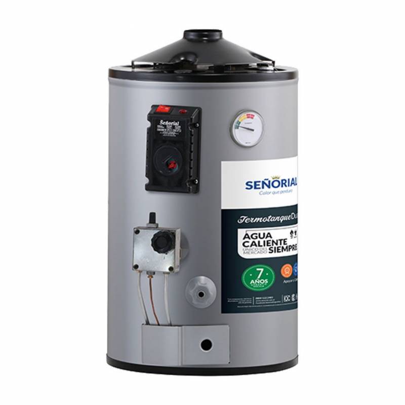 Señorial Termotanque Dual Electrico/Multigas 30 Lts Tgep-30 Alta Recuperacion Pie/Colgar