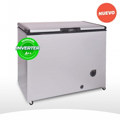 Inelro Freezer Horizontal 280 Lts Fih350 P Plata Inverter