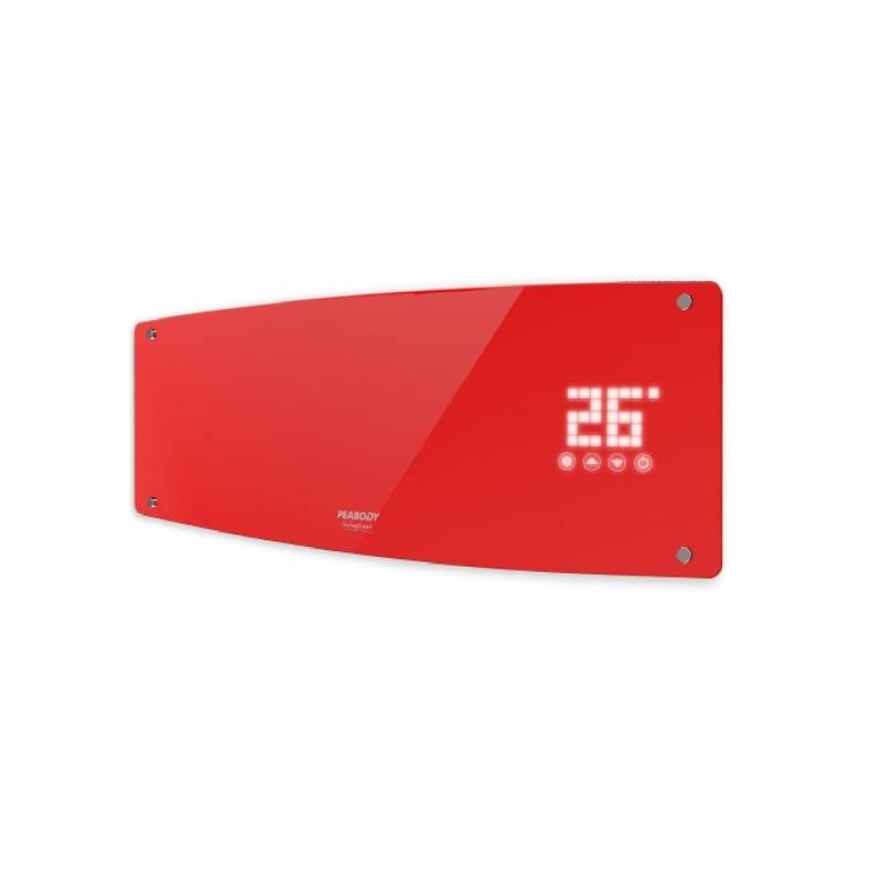 Peabody Split Caloventor De Pared Led Ionizador Cvu20R Rojo 2000W - Con Uvc - C/Control