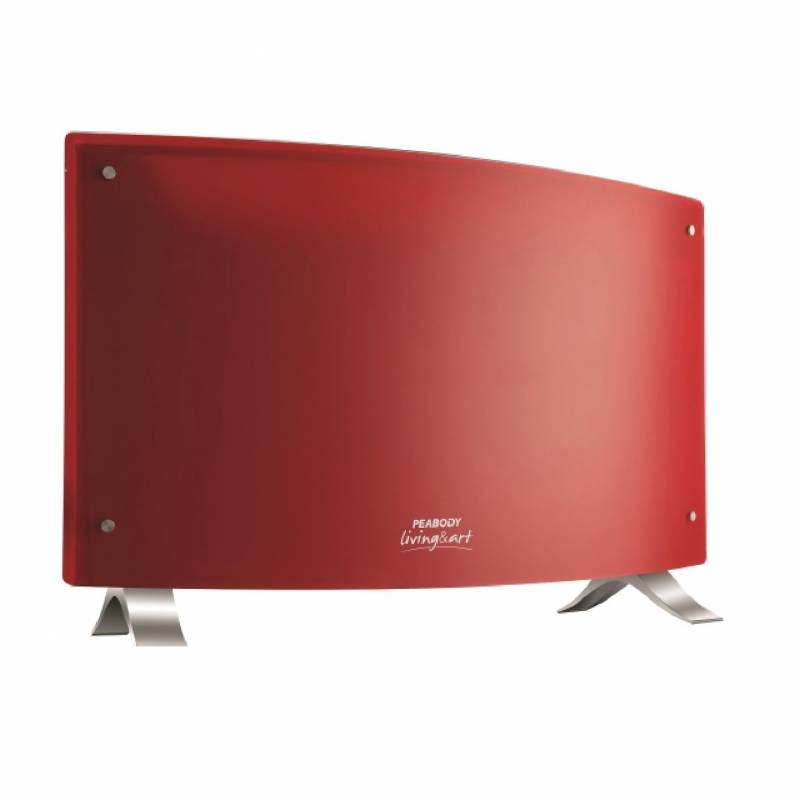 Peabody Vitroconvector Curvo Pe Vqm20R Rojo 2000W
