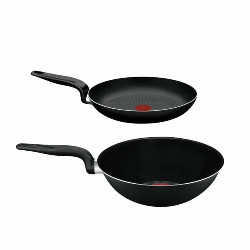 Tefal Surprise Sarten 24 + Wok Smart Tl2T1Ivc11