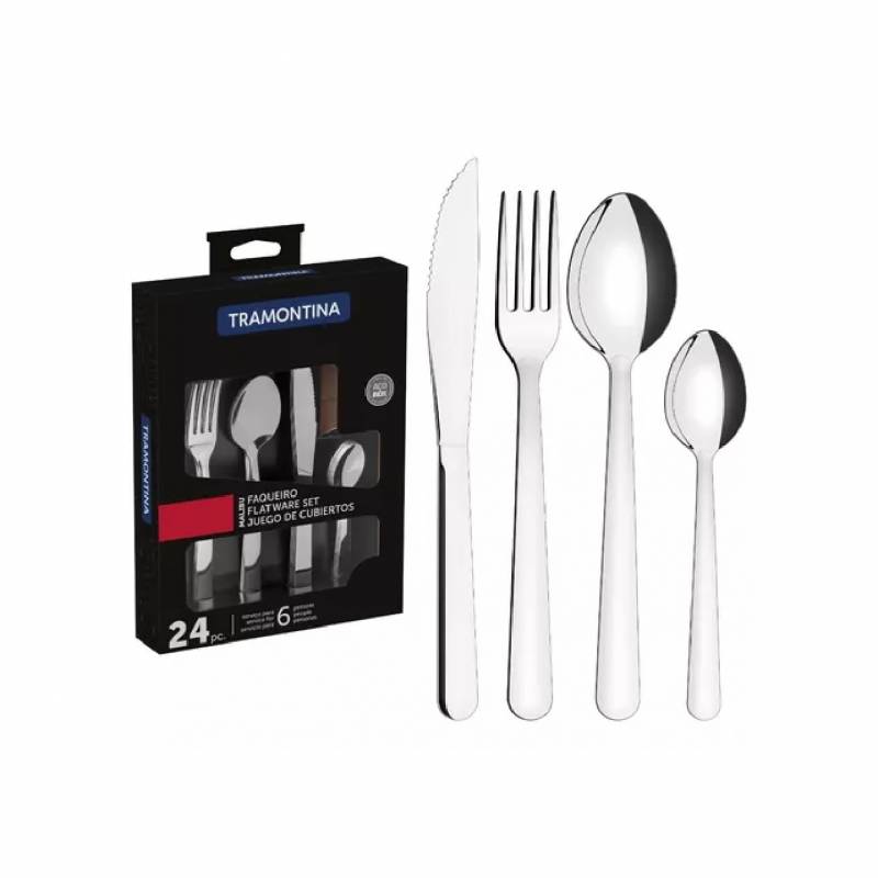 Tramontina Juego 24 Cubiertos Malibu 23798/046
