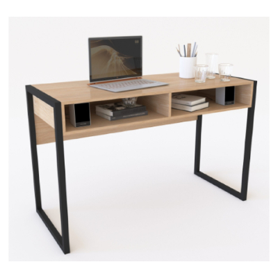 Delos Escritorio 1.30 Hierro Dst23Rnn Roble Nebraska Natural