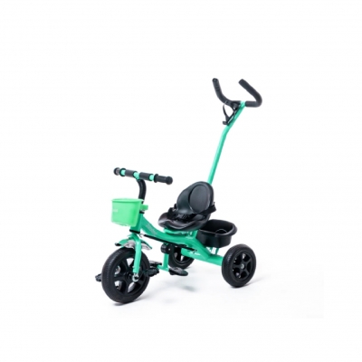 Bebesit Triciclo Con Barra De Empuje Sl-1701-a Verde