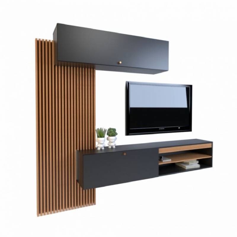 Tables Centro Entretenimiento De Colgar Olmo Negro 1111-Con