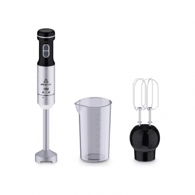 Ultracomb Licuadora Manual 1200W Lm-2550 Mixer Acero Inoxidable