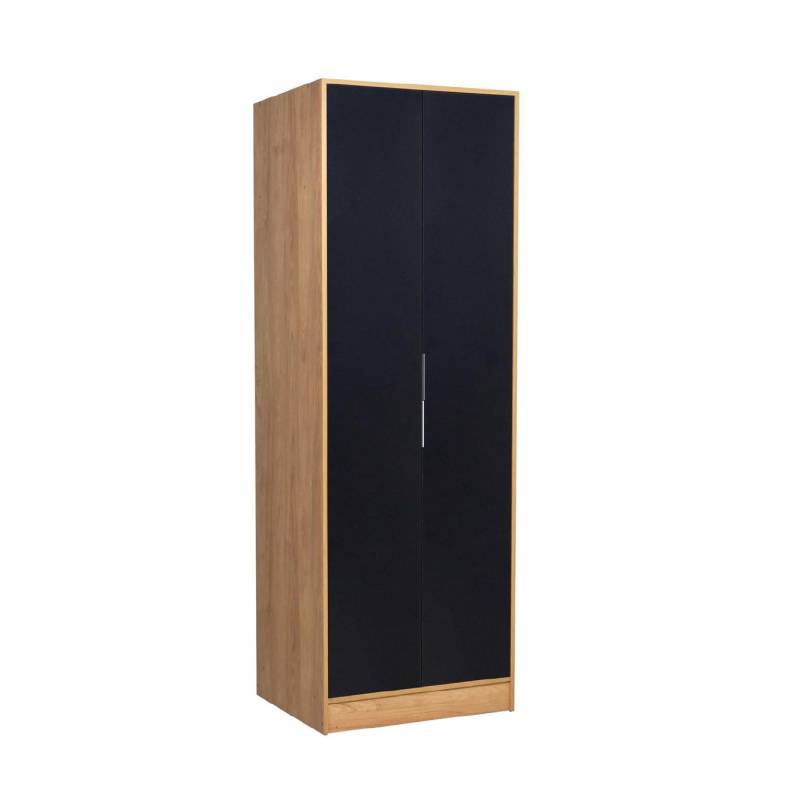 Ricchezze Murano Placard 2 Puertas 0.70 Hickory/Negro