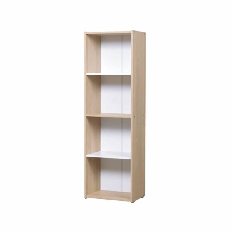 Ricchezze Mesina Biblioteca 4 Espacios Hickory/Blanco