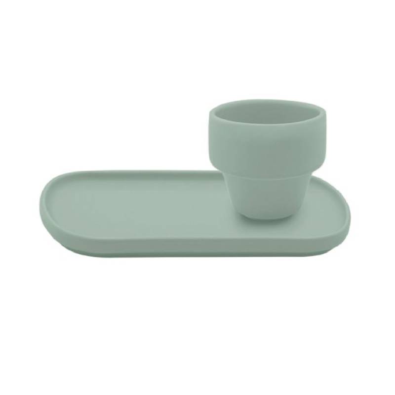 Oxford Elo Taza Te C/Plato 220 Cc Menta Dm04.6502