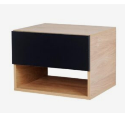 Ricchezze Murano Mesa Luz 1 Cajon Flotante Hickory/Negro