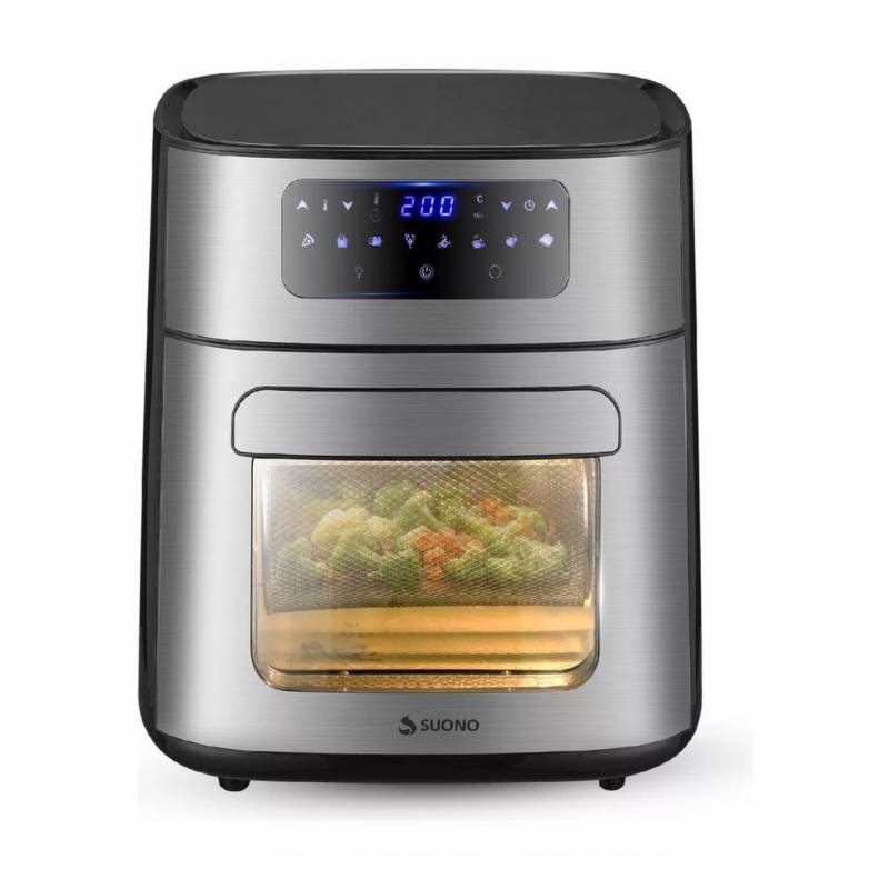 Suono Freidora Sin Aceite10 Lts 1700W Ventana Hog0188 Plateado