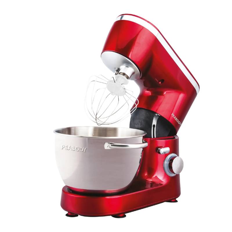 Peabody Batidora Pie Con Bowl Planetaria 1000W Pe-Bm110R Roja