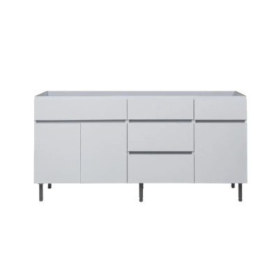 Ricchezze Livorno Bajo Mesada 1.60 3 Puertas 4 Cajones Blanco Norte