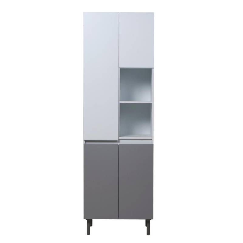 Ricchezze Livorno Despensero 0.60Cm 4 Puertas Gris Polar