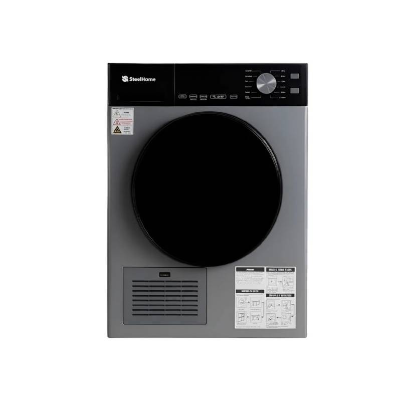 Steel Home Secarropas P/Condensacion 8Kg 2400W Sh-Sc8G Gris