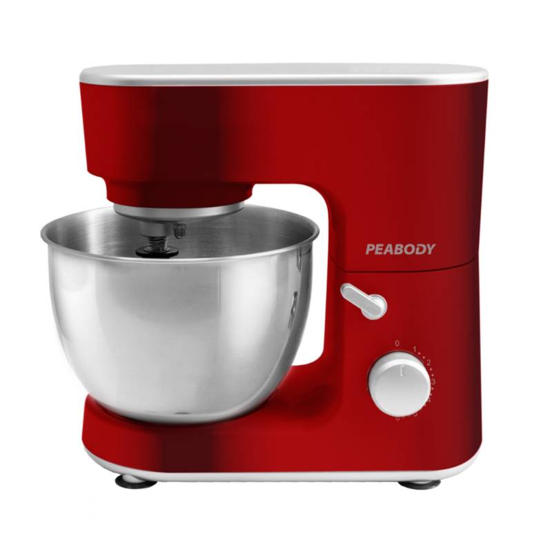 Peabody Batidora Pie Con Bowl 1000W Pe-Bm102R Roja
