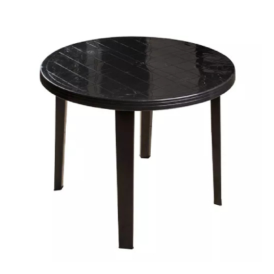 Laury Mesa Redonda 90 Cm Valencia Negro 11794