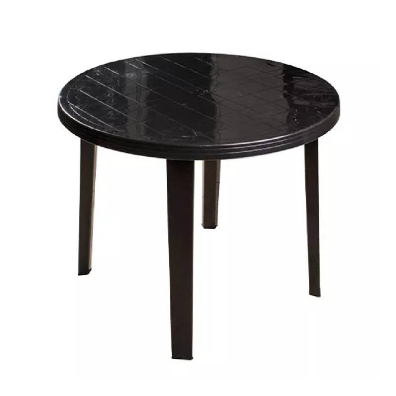 Laury Mesa Redonda 90 Cm Valencia Negro 11794